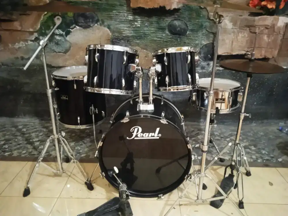 Drum Pearl tom 10&12 plus simbal