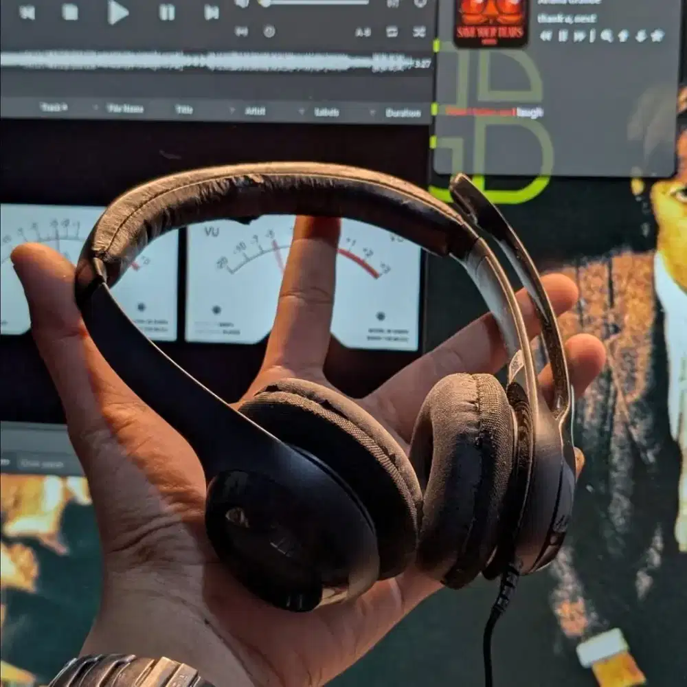 Headphone Headphones Headset From Logi Logitech H390 USB