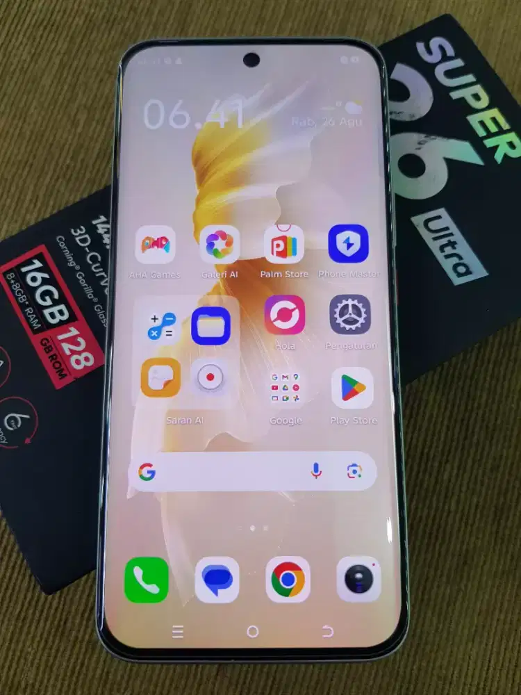 Itel super 26 ultra ram 8/128 komplit segel