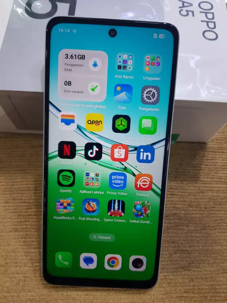 Oppo A5 ram 8/128 komplit segel