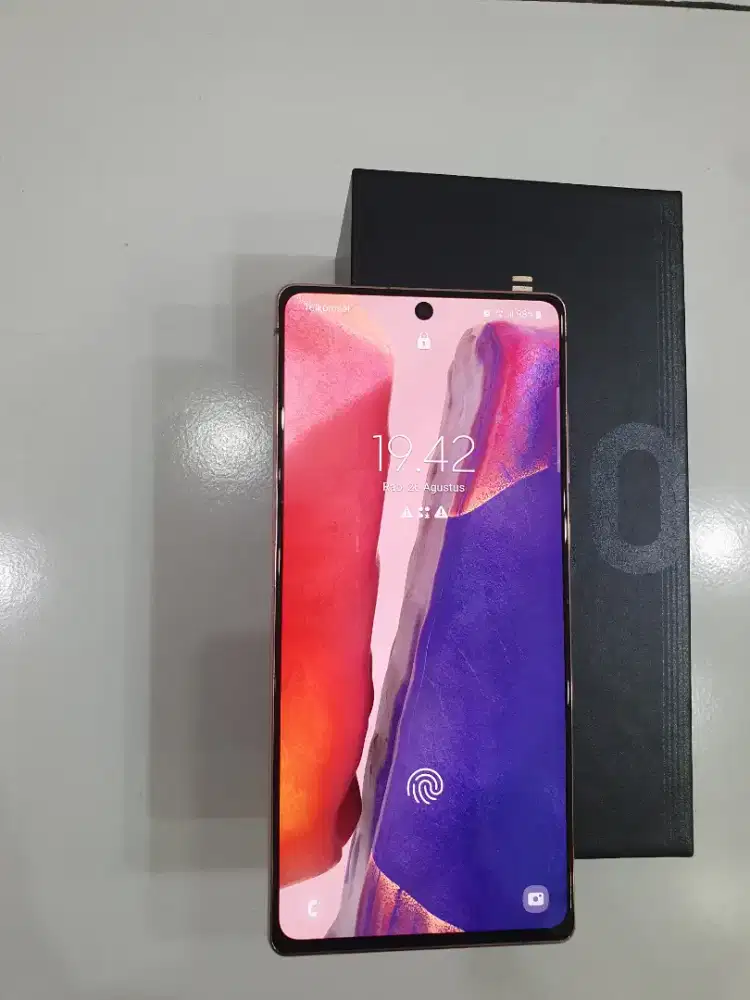 Samsung Galaxsi Note 20 4G 8/256 Resmi Sein Mulus Lengkap