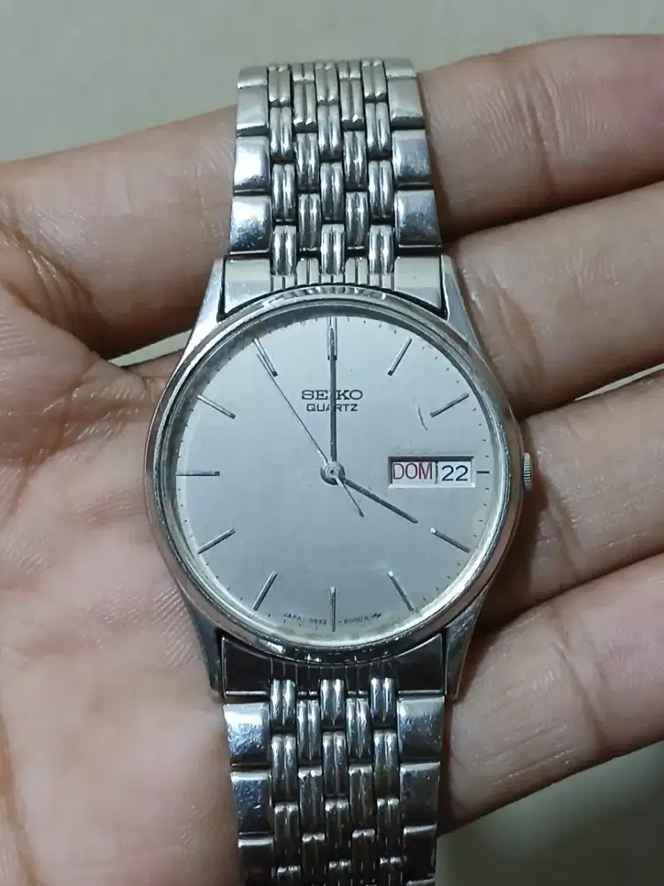 jam tangan seiko quartz kondisi off