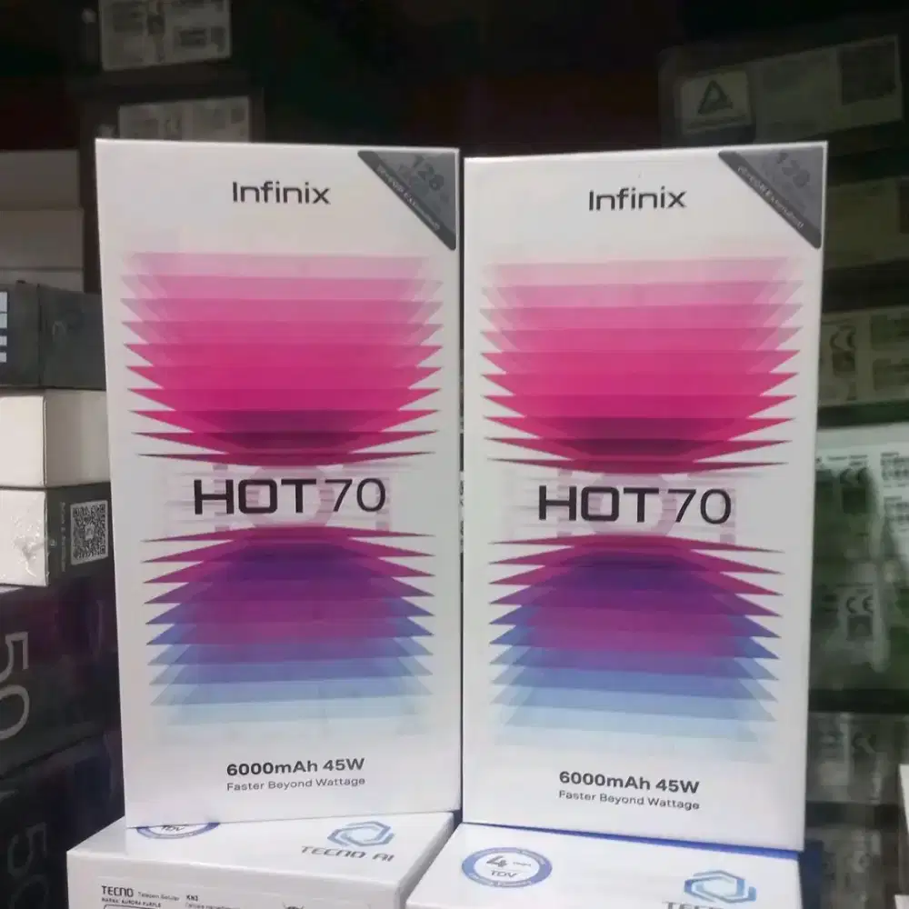 INFINIX HOT 70 6/128GB GARANSI RESMI 1 TAHUN