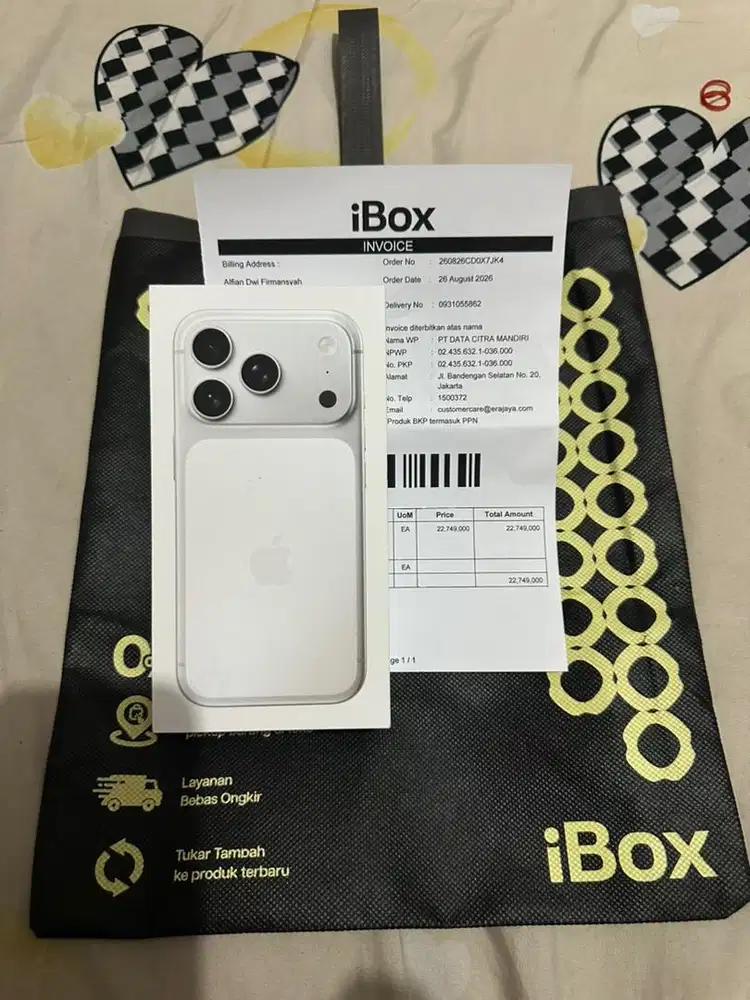 Iphone 17 Pro 256GB iBox Segel