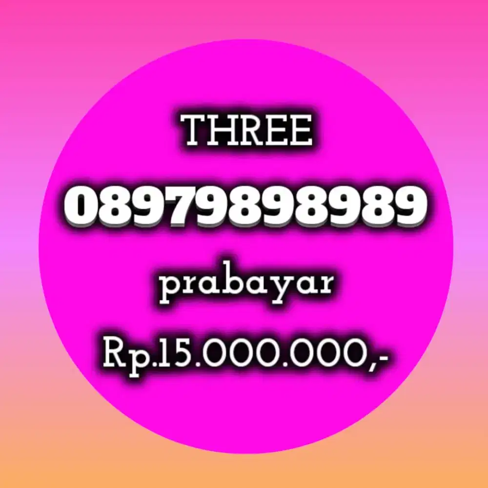 NOMOR CANTIK KOLEKSI XL 79898989