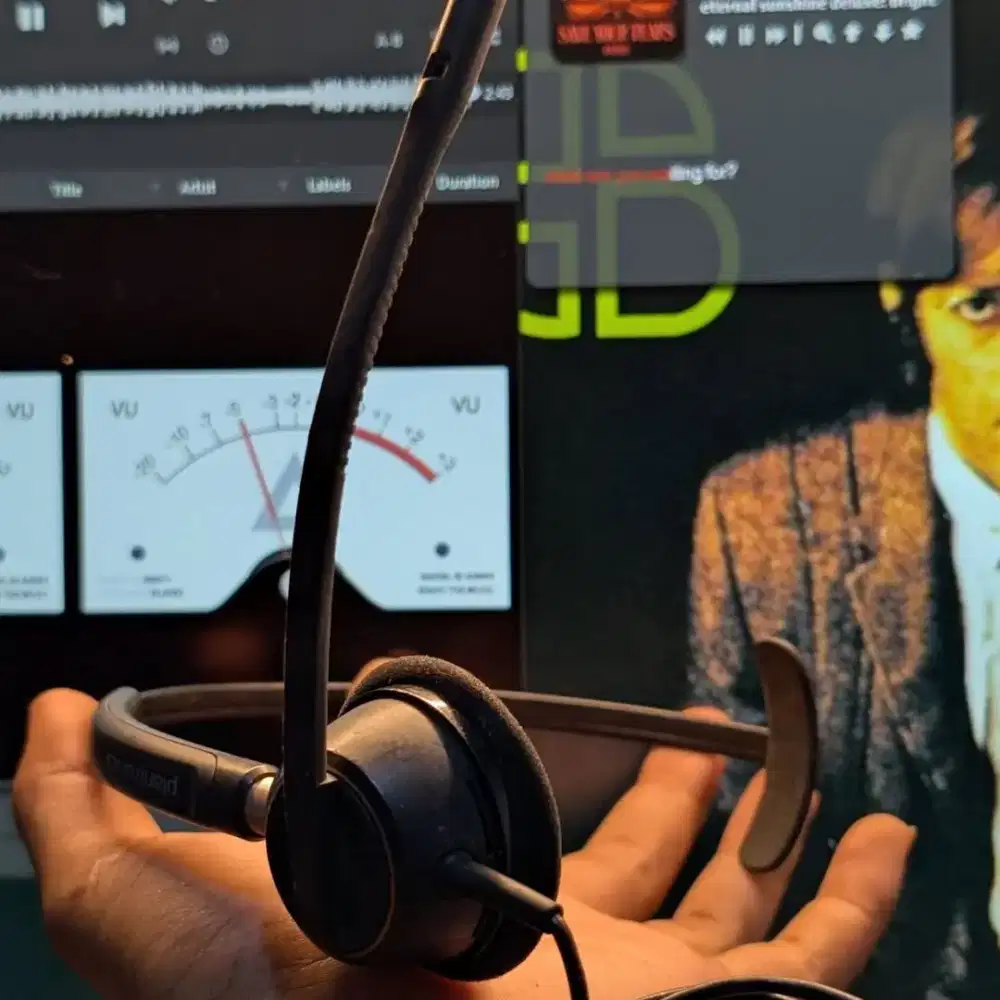 Headphone Headphones Headset From Plantronics EncorePro HW510