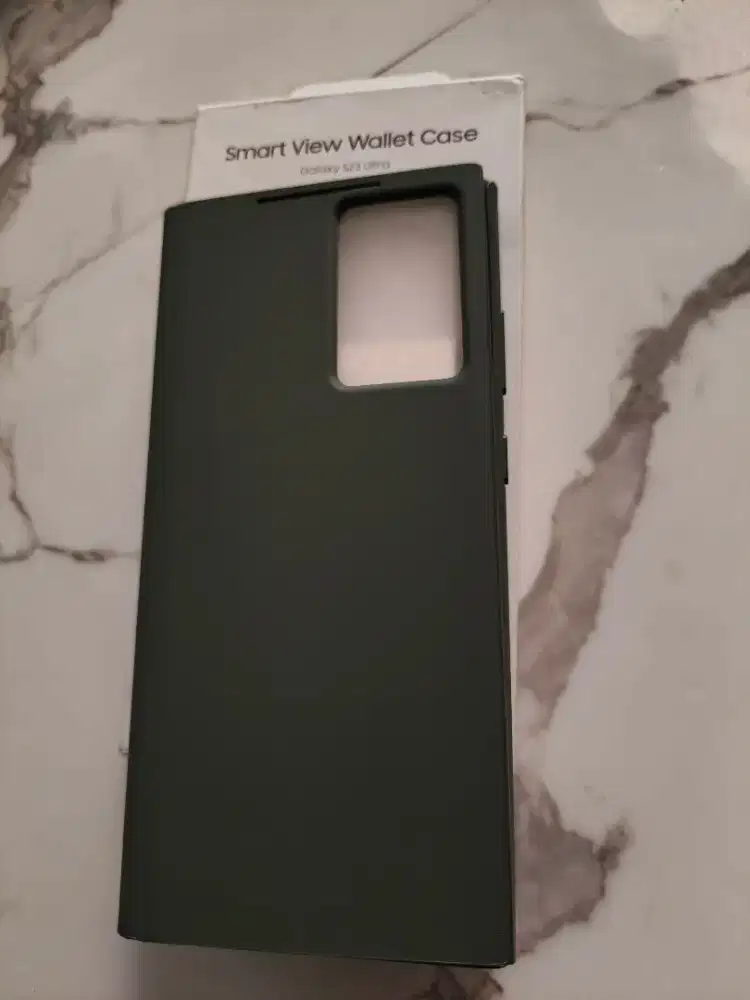 samsung S23 ultra case cover green Smart view wallet