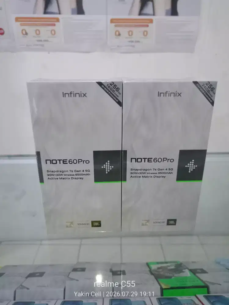 Infinix Note 60 Pro 5G 8+8/256 GB Snapdragon 7s Gen 4 Garansi Resmi
