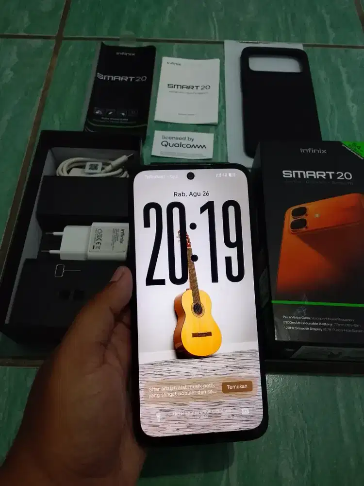 Hp Infinix Smart 20 Ram 4+4/64GB Fullset