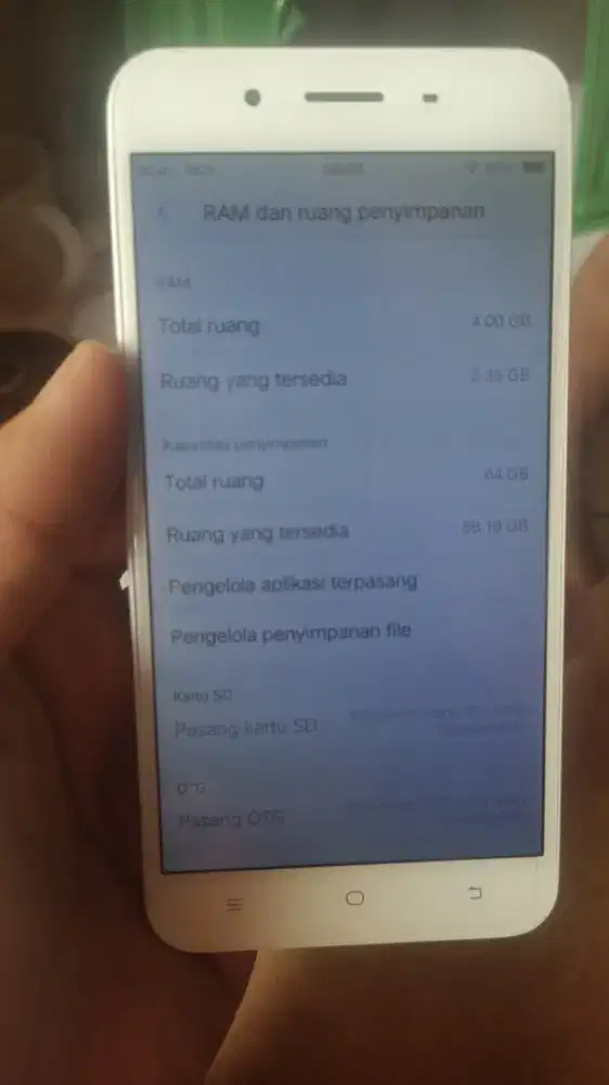 Hp Vivo y66 ga ada minus,minus cuman pemakaian cewe ram 4/64