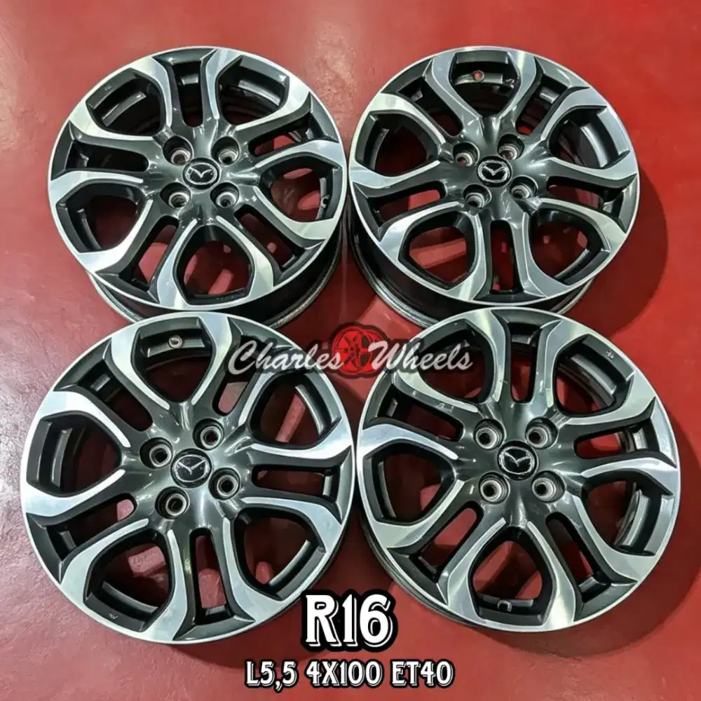 JUAL VELG OEM MAZDA R16 4X100 AGYA AYLA CALYA SIGRA DLL