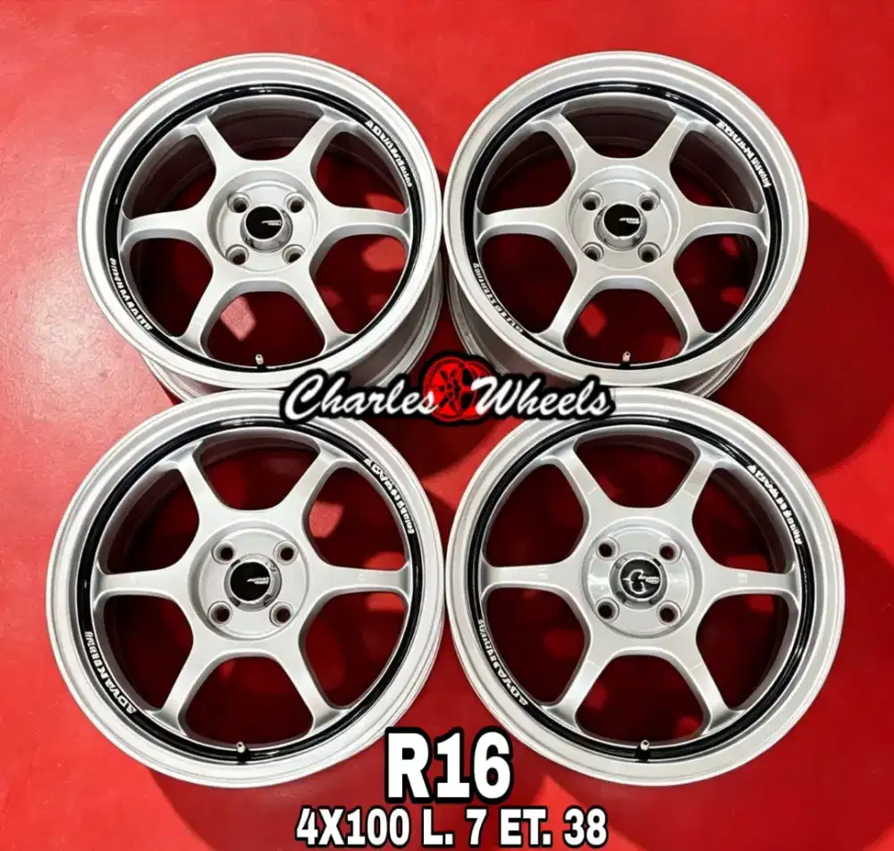 Jual velg rep rg1 r16 4x100 jazz vios yaris dll