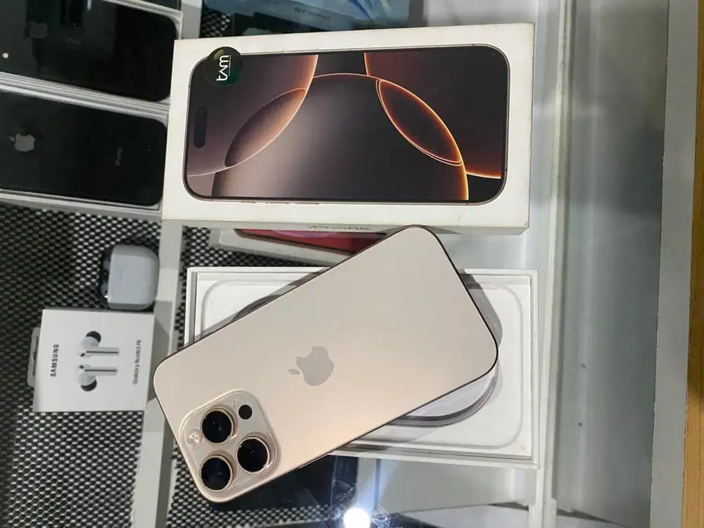 Iphone 16 pro 128gb iBox bh 100% on garansi mulus like new