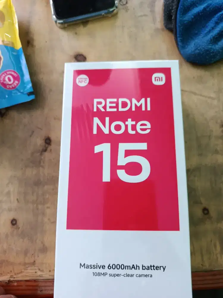 Redmi Note 15 4G 8/256 FullSet Pemakaian Baru 2 Bulan