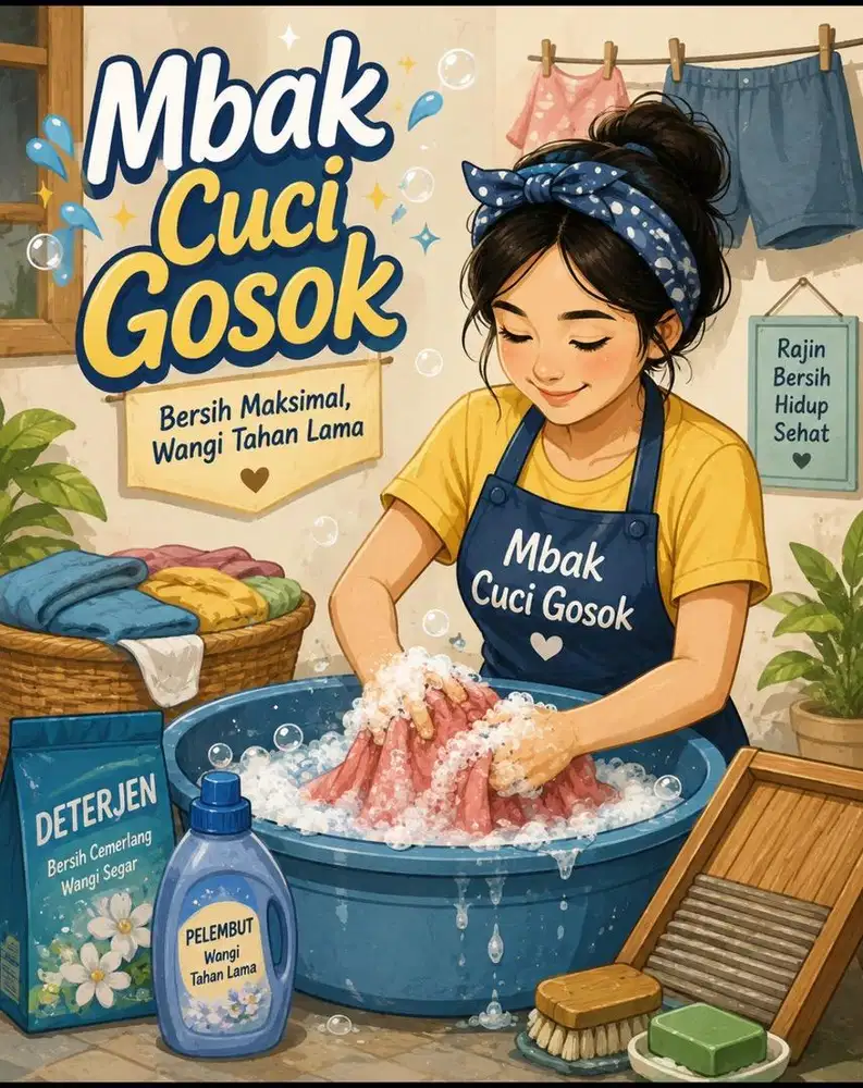 Di Cari Mba Cuci Gosok