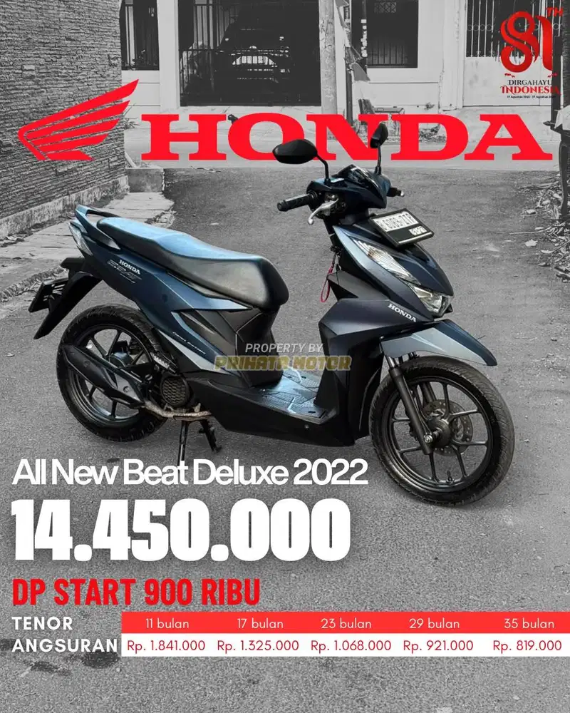 HONDA ALL NEW BEAT DELUXE ( KUNCI ) 2022