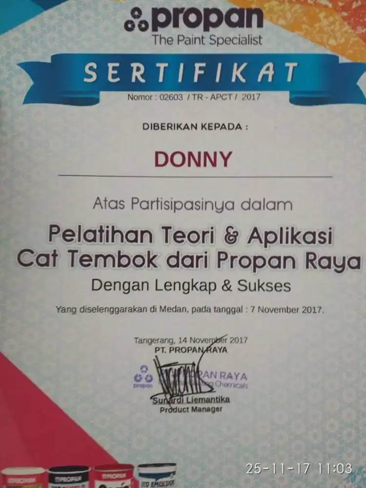 Jasa pengecatan interior dan eksterior