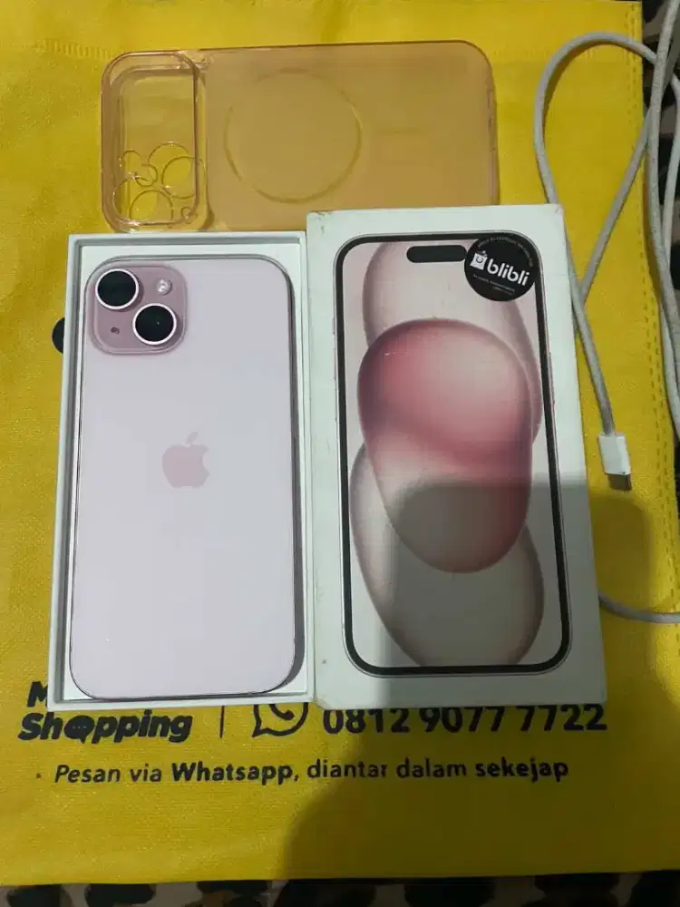 Fs ; Iphone 15 basic 128gb ex Ibox [Pink]