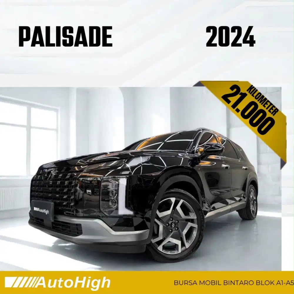 DP10% [Km21.000] Palisade Signature 2024 Black Reg 2025 #AUTOHIGH