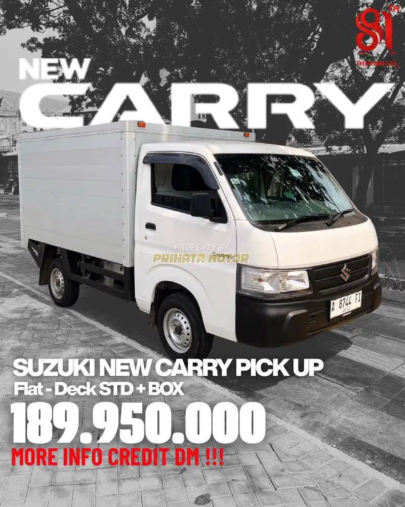 SUZUKI NEW CARRY PICKUP BOX 2026