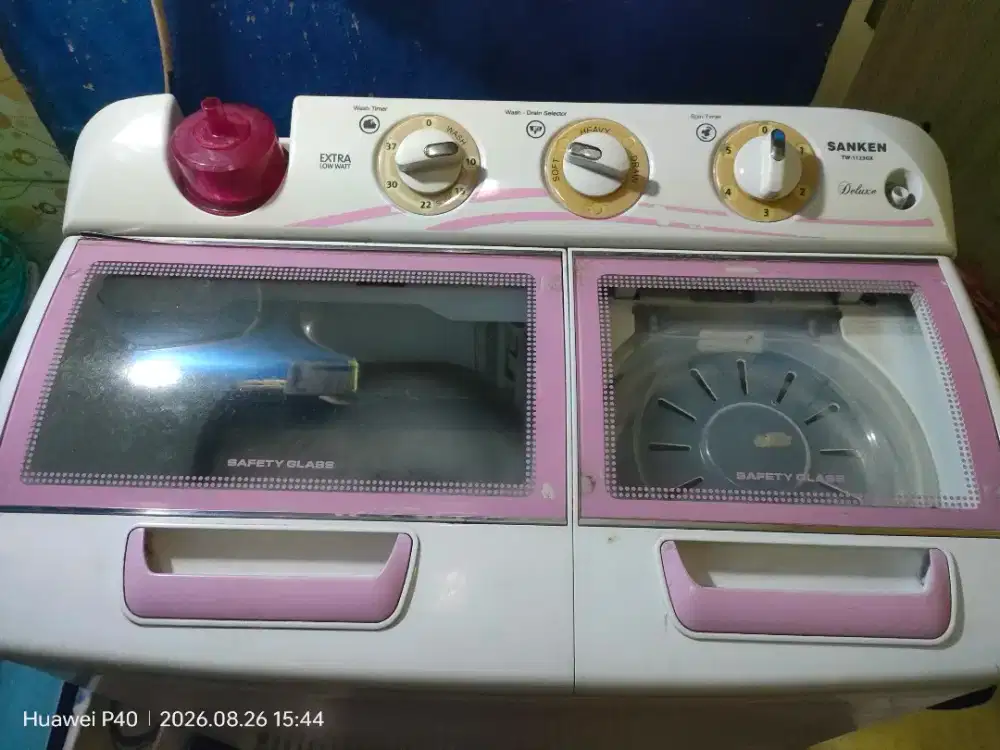 Mesin cuci 2 tabung sanken