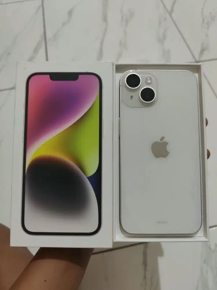 DIJUAL IPHONE 14 128GB STARLIGHT IBOX