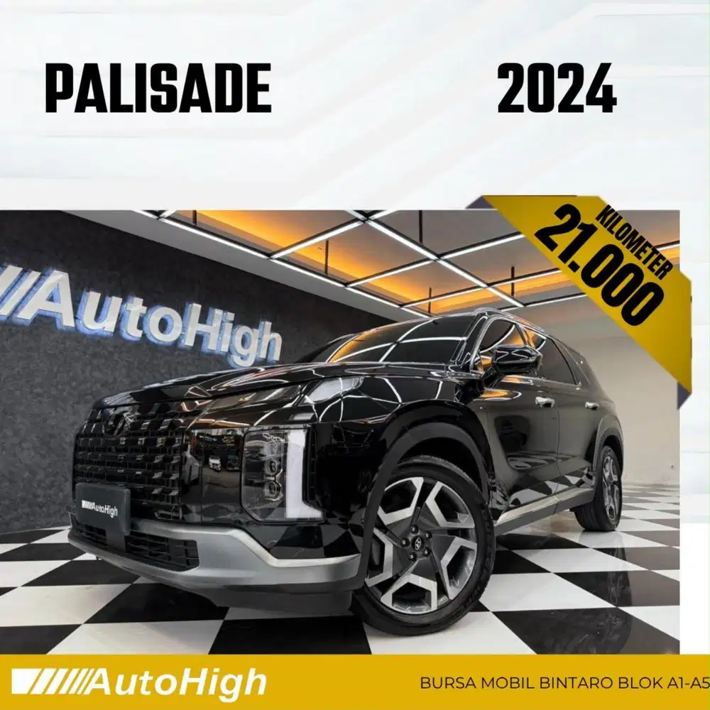 DP10% [Km21.000] Palisade Signature 2024 Black Reg 2023 #AUTOHIGH