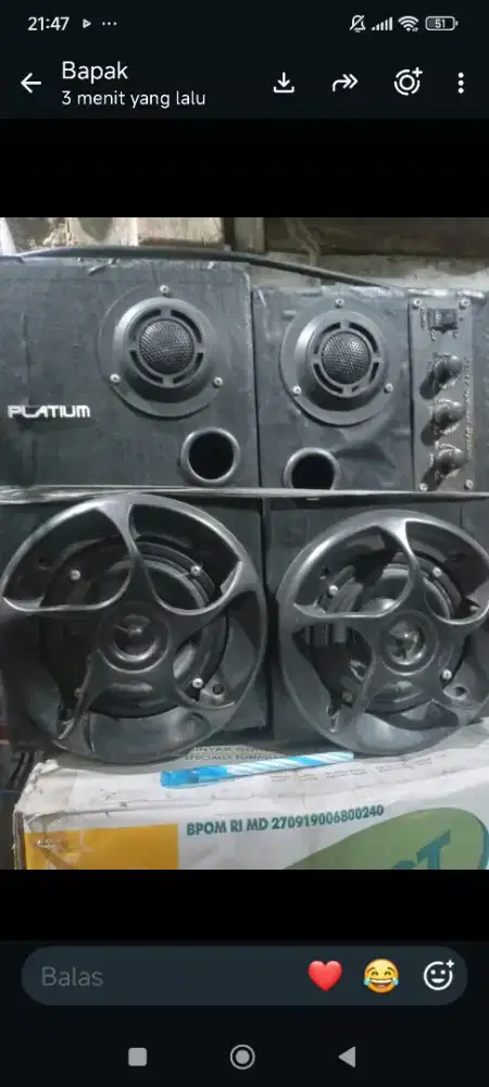 Dijual speaker aktif seperti gambar
