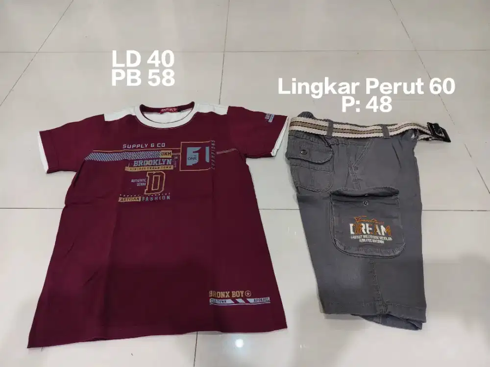 Celana dan kaos anak