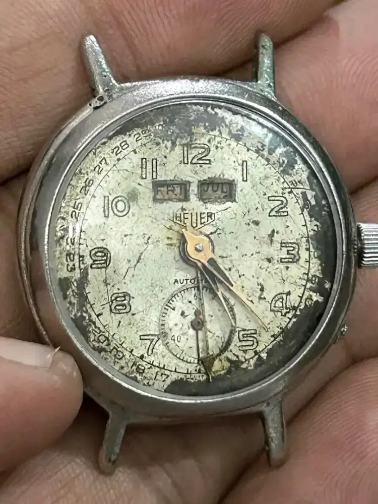 Jam tangan tag Heuer 3 date