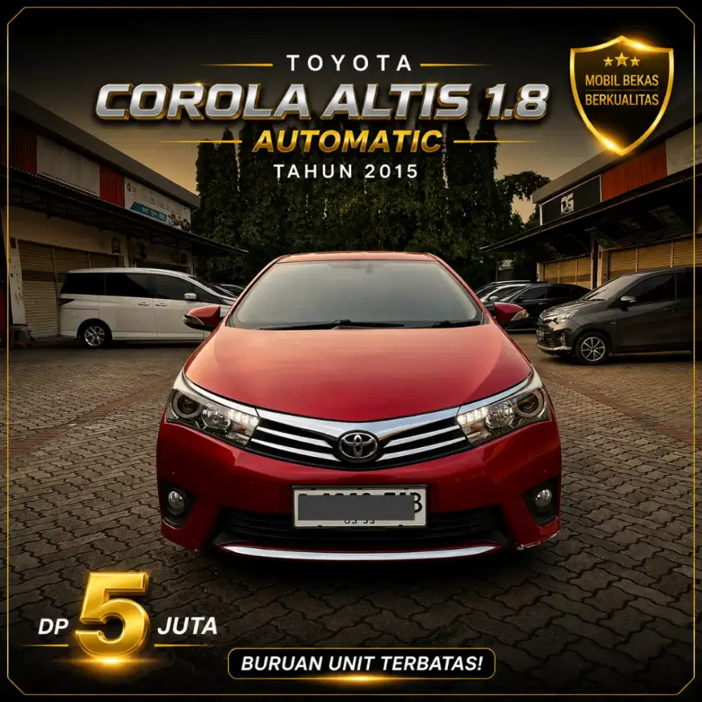 TOYOTA ALL NEW ALTIS V AT 1.8 TAHUN 2015