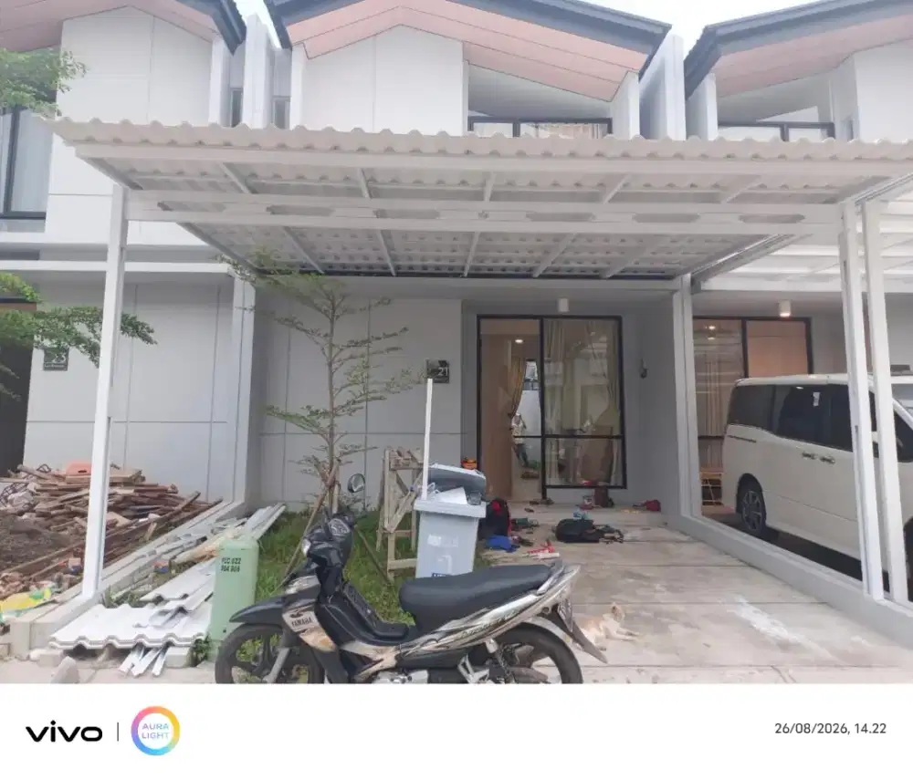 Kanopi baja ringan dan garasi