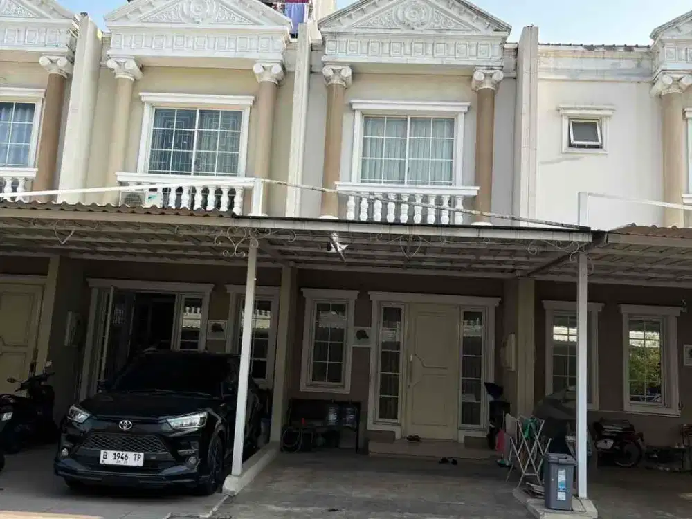 Dijual Rumah 3 lt 4 x 15 m2 di Green Lake City  Shm hadap utara ada 3 kt 3 km semi furniture rapi & terawat, nego, survey!!