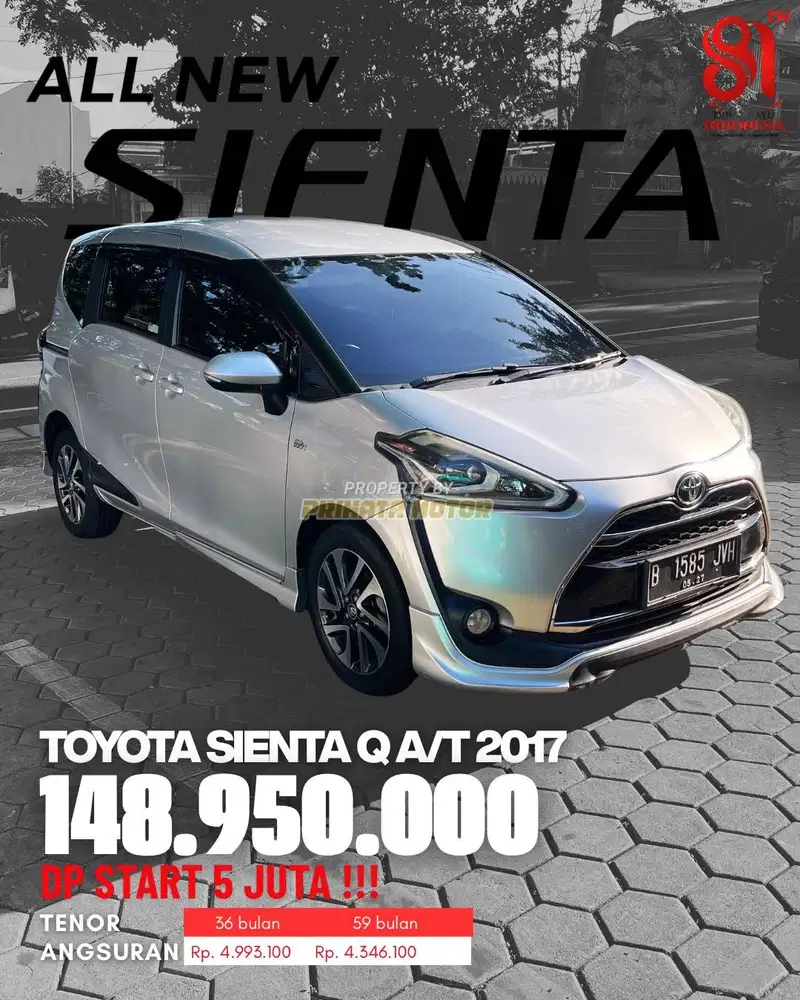 TOYOTA SIENTA Q A/T 2017
