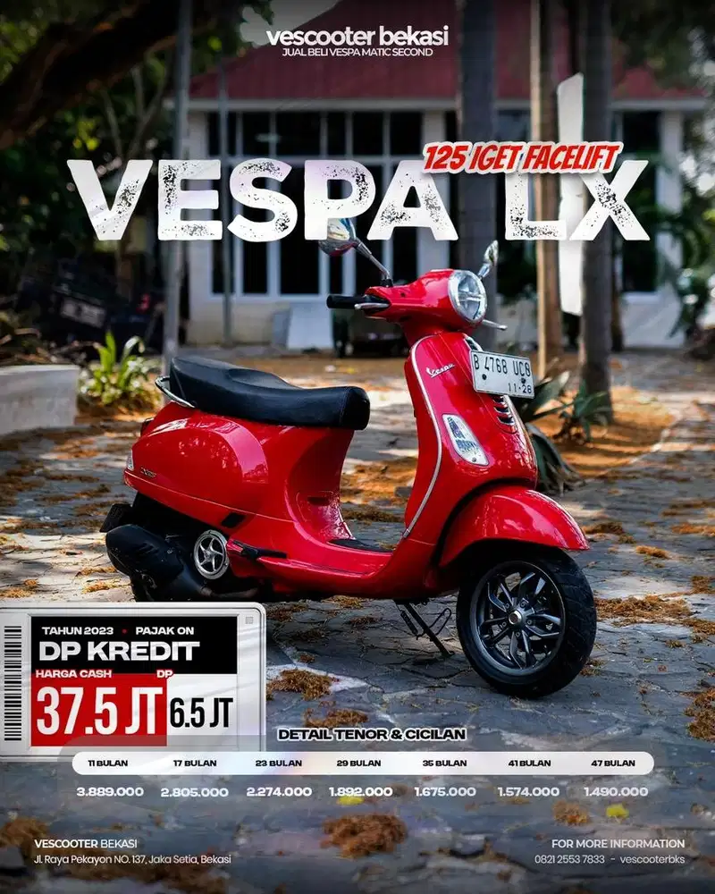 VESPA lx 125 IGET FACELIFT 2023