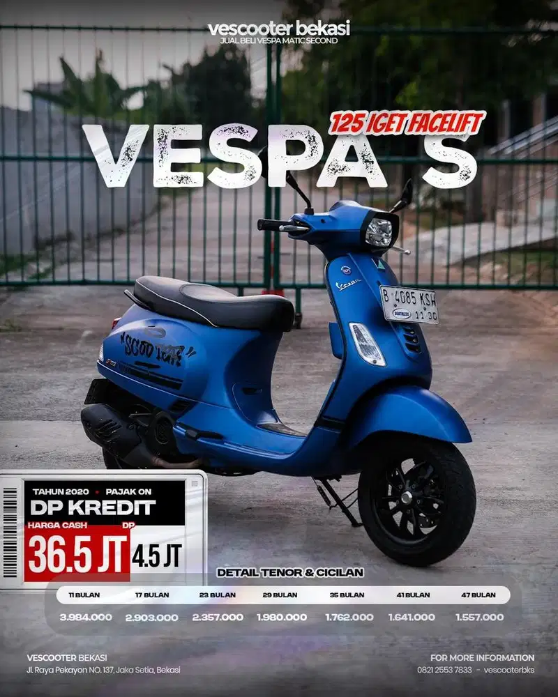 VESPA S 125 IGET FACELIFT 2020