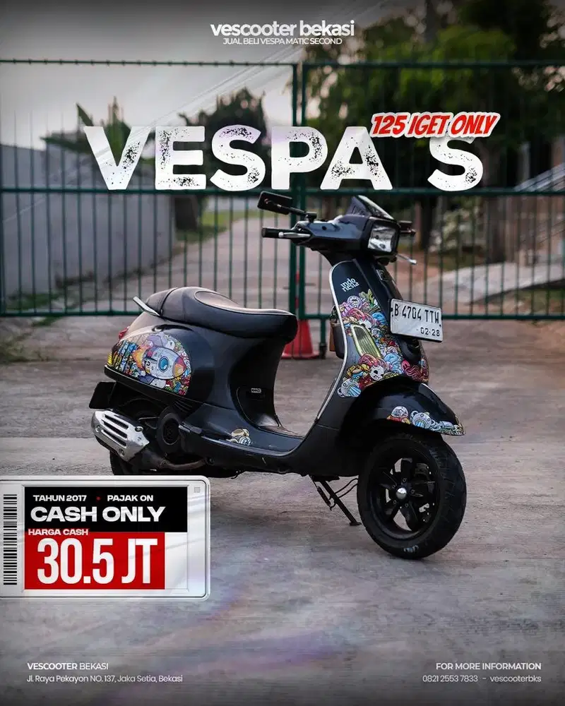 VESPA S 125 IGET ONLY 2017