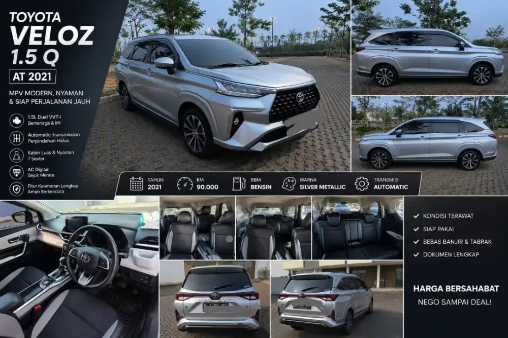 TOYOTA VELOZ TYPE Q NON TSS 2021
