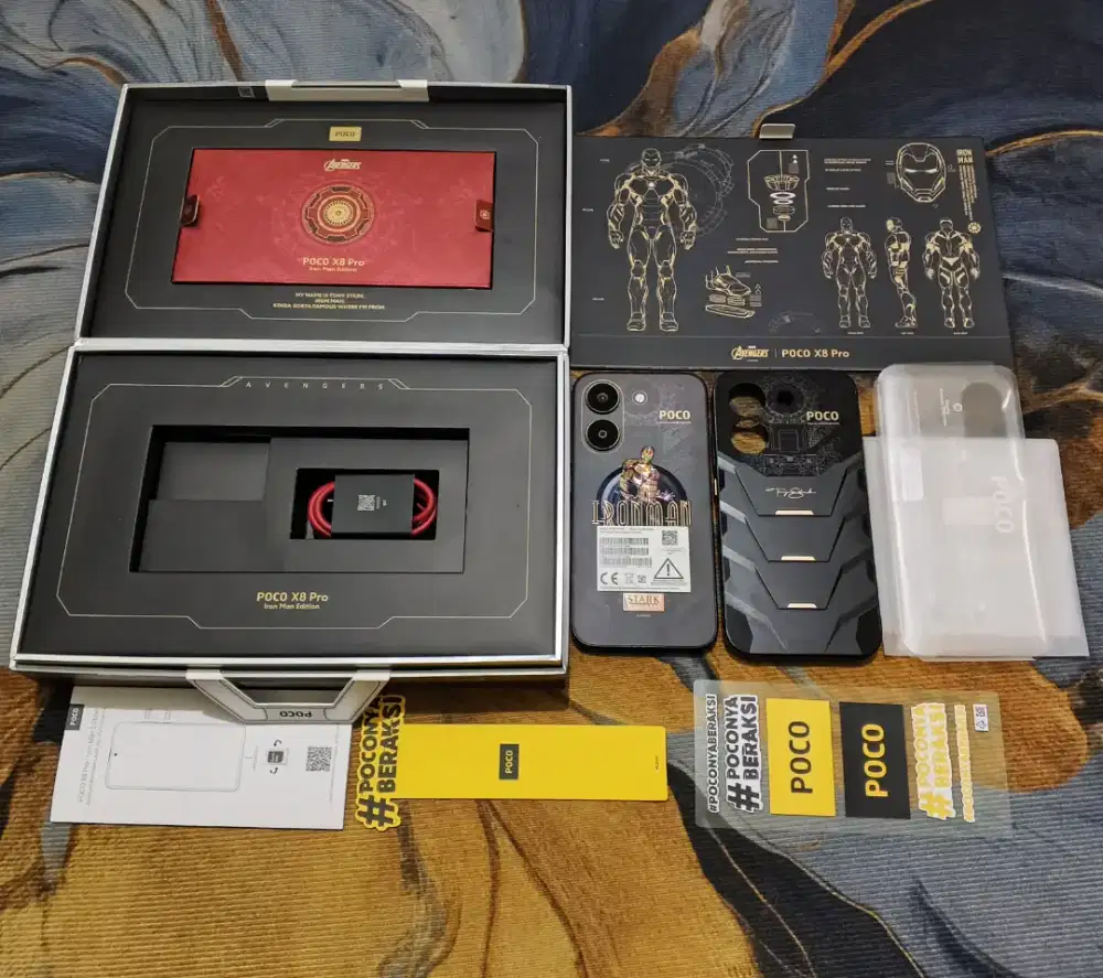 Xiaomi Poco X8 Pro 12/512 IronMan Iron Man LIKE NEW Resmi Juli 2027