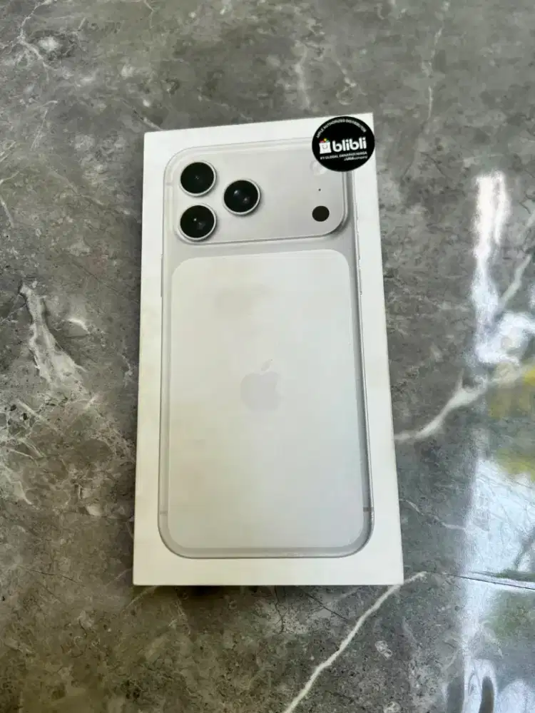 IPhone 17 pro max 256 gb baru/segel box new, ibox, silver