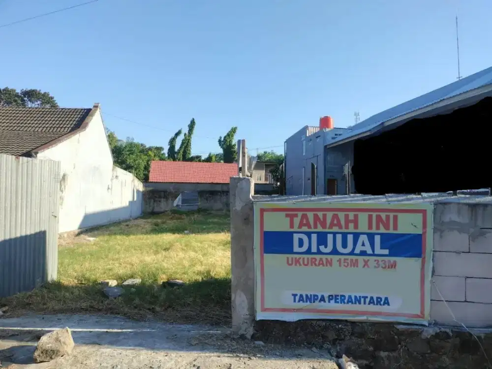 Jual Tanah Siap Bangun 15m X 33m, Kota Parepare, Kota Pare Pare