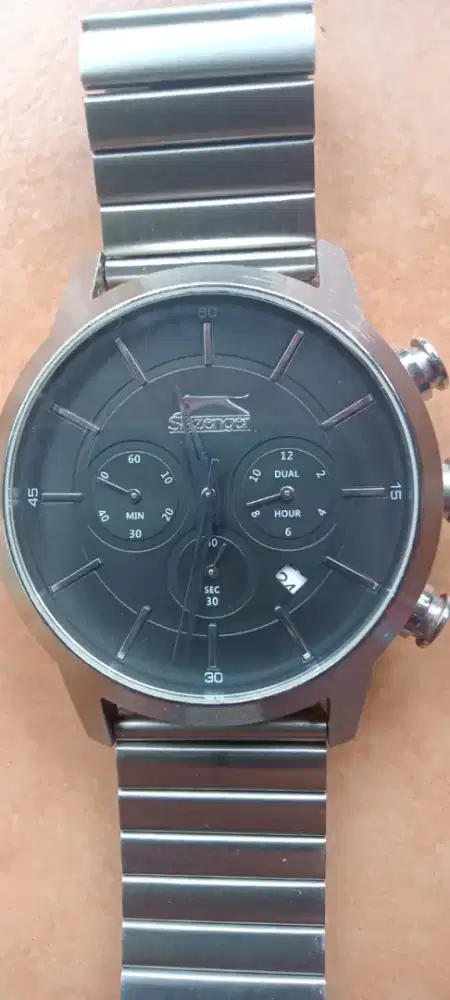 Jam Tangan Merk SLAZANGER stenlist, original