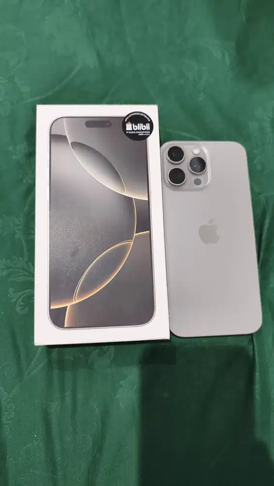 Forsale iphone 16 promax Ibox 256gb natural titanium
