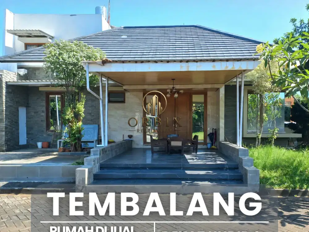 RUMAH EXCLUSIVE DENGAN PRIVATE POOL DI GRAHA ESTETIKA TEMBALANG