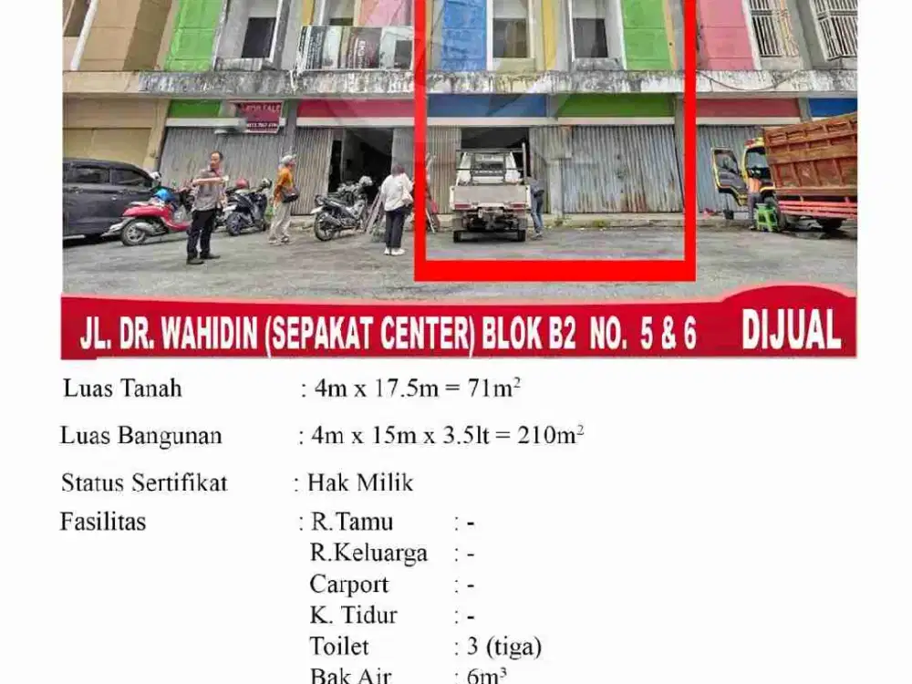 Ruko Strategis, pusat kota