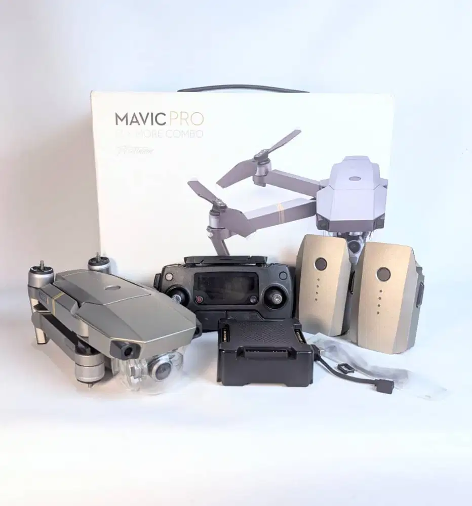 DJI Mavic Pro Platinum Fly More Combo 3 Battery cc rendah Second Mulus