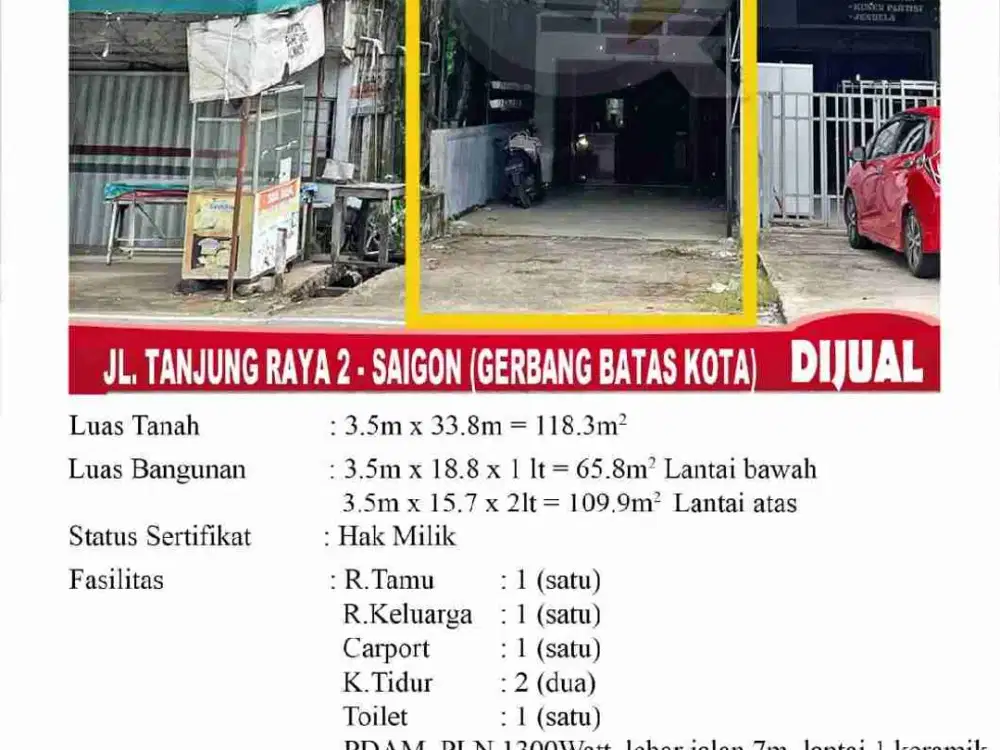 Ruko Tepi jalan