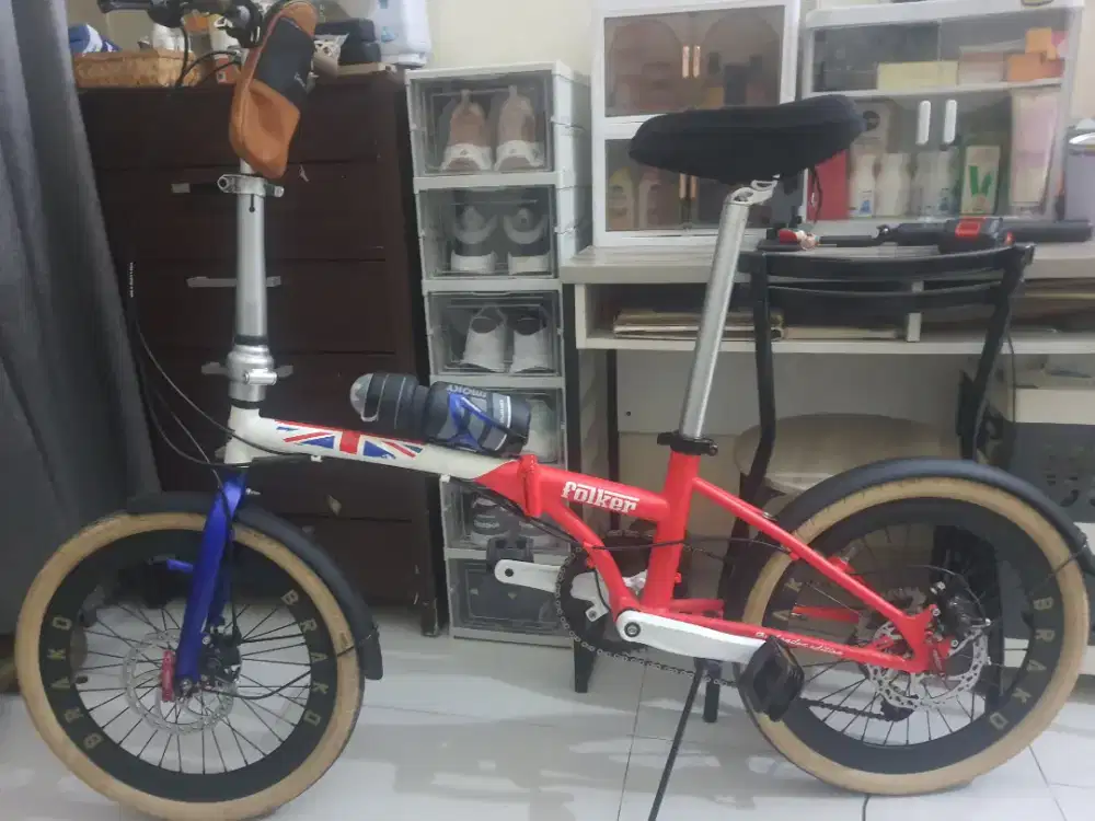 Sepeda lipat folker spesial edition british