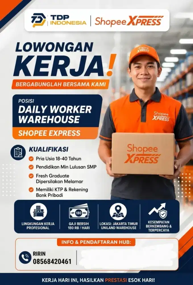 INFO LOKER KHUSUS LAKI-LAKI