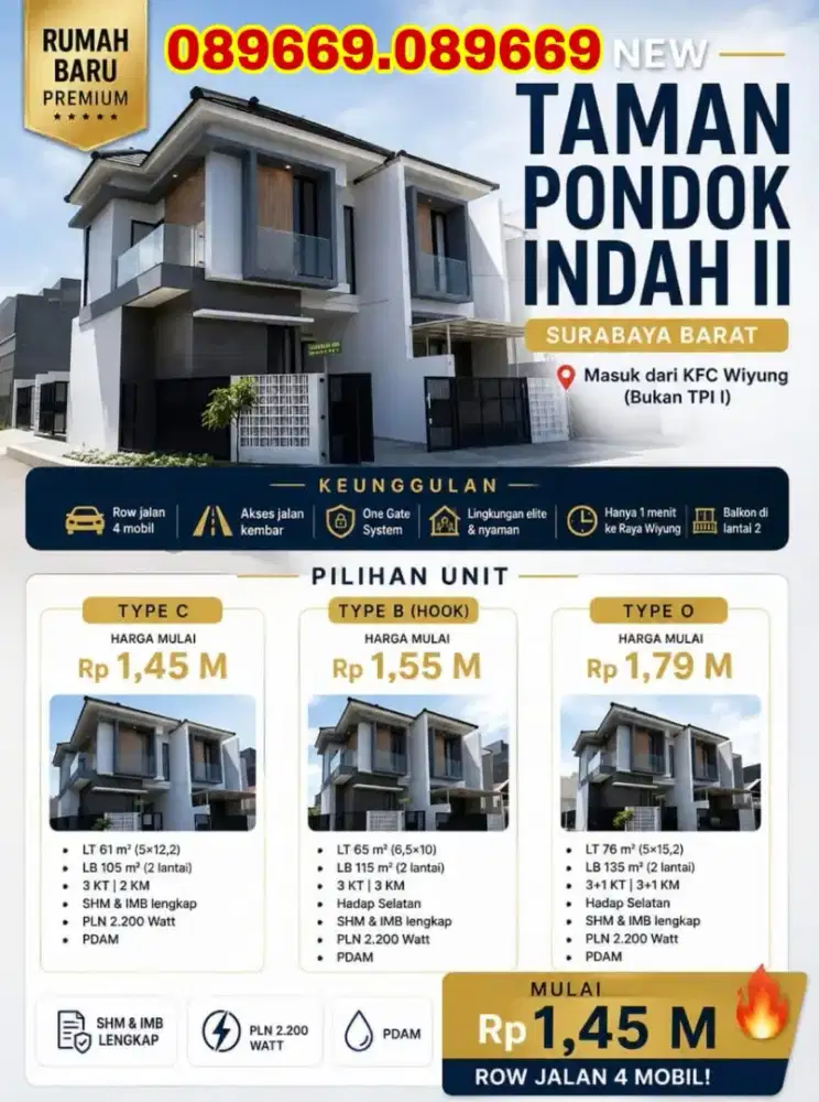 NEW Wiyung Tenggilis Kendangsari Gayungsari Ketintang Jemursari Prapen